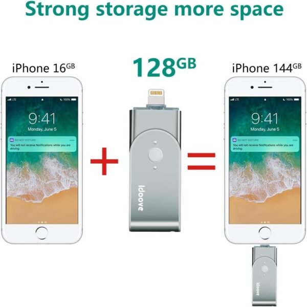 02-90.jpg idoove 128 GB — USB kľúč s Lightning a certifikáciou Apple MFi