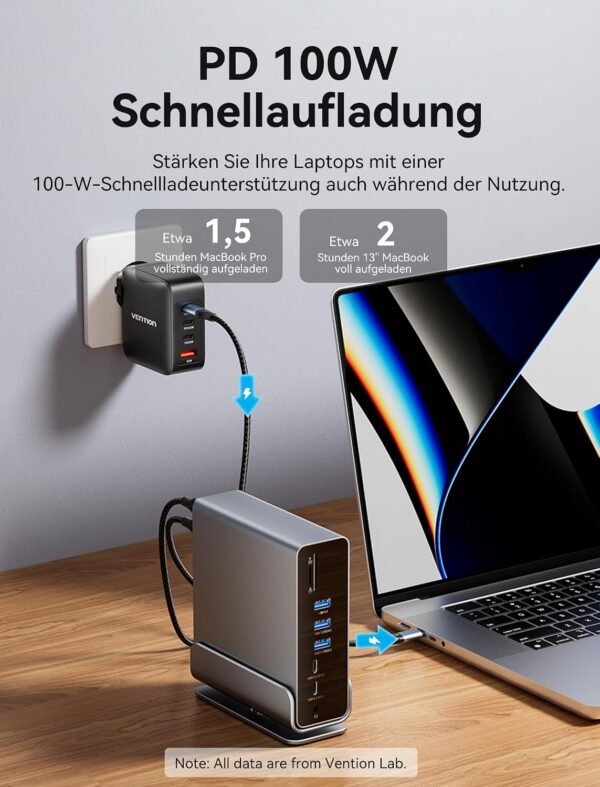 03-12.jpg Vention 16 v 1 dokovacia stanica USB-C — 2× HDMI 4K DP a 100 W PD