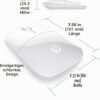 03-126.jpg HP Z3700 — bezdrôtová myš 2,4 GHz s výdržou batérie 16 mesiacov biela