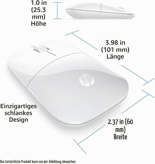 03-126.jpg HP Z3700 — bezdrôtová myš 2,4 GHz s výdržou batérie 16 mesiacov biela