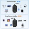 03-135.jpg Bluetooth 5.3 vysielač a prijímač BR08 — pre dve slúchadlá s aptX Low Latency