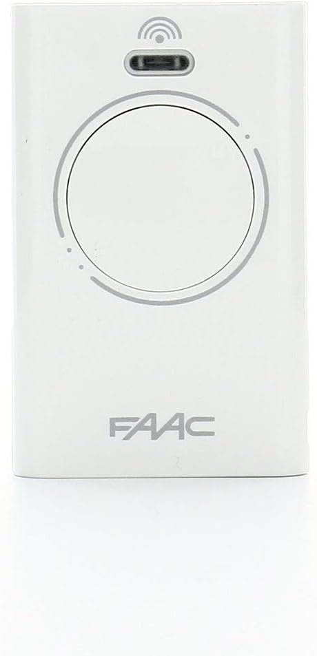 03-155.jpg FAAC XT2 433 SLH LR — dvojkanálový diaľkový ovládač brány 433 MHz biely