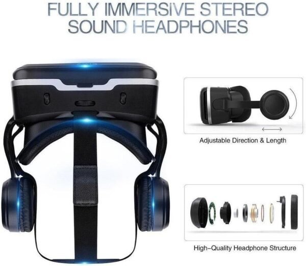 03-186.jpg VR Shinecon G04E — 3D VR okuliare pre smartfón s integrovanými slúchadlami
