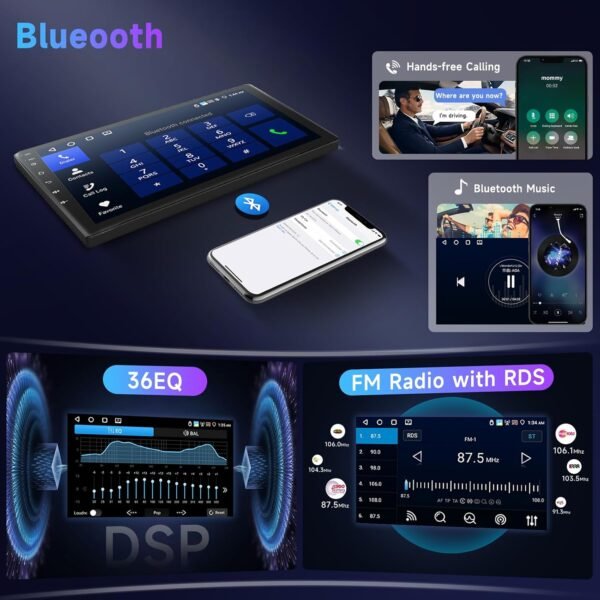 03-2.jpg Podofo 9" autorádio pre Mercedes-Benz W203 W209 GLK — Android 13 CarPlay
