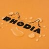 03-237.jpg Rhodia N.19 poznámkový blok A4+ 80 listov linajkový s okrajom oranžový