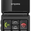emporia TALKglam — véčkový telefón pre seniorov s núdzovým tlačidlom čierny