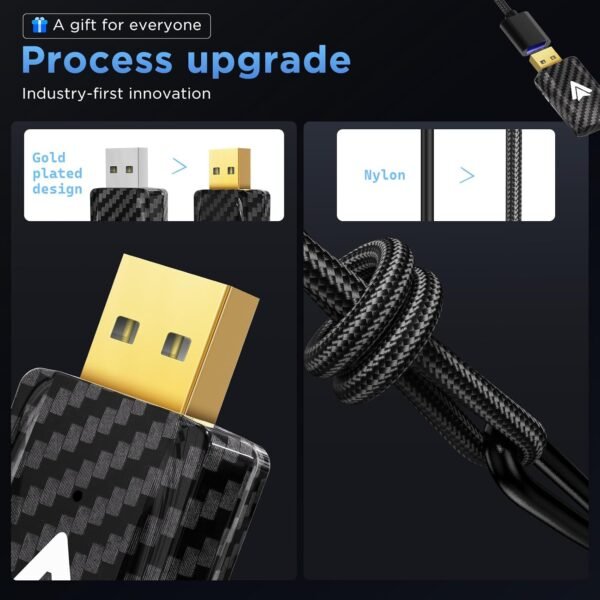 MSXTTLY U2A-L9 — bezdrôtový adaptér Android Auto s USB-C a USB-A
