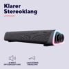 Trust Liro — soundbar k počítaču s výkonom 12 W a farebným LED podsvietením