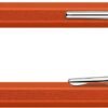 03-99.jpg Caran d'Ache 849 Colormat-X — guľôčkové pero s hliníkovým telom oranžové