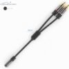 04-143.jpg KabelDirekt — adaptér 2x cinch na 3,5 mm jack zásuvku dĺžka 0,2 metra