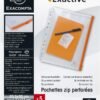 04-160.jpg Exacompta 57334E — 5 dierovaných obalov A4 na zips priehľadné