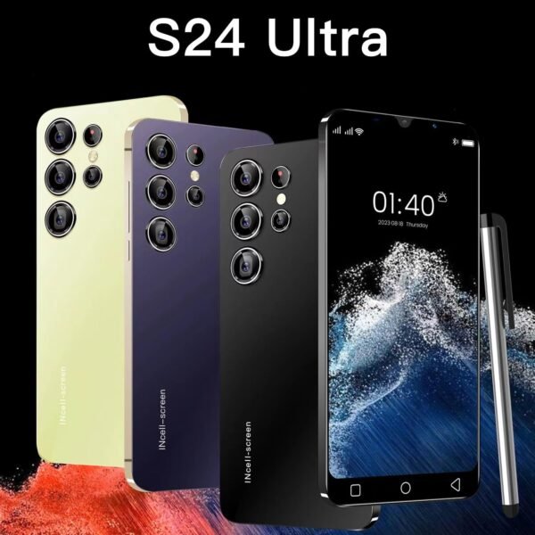 QrZrQ S24Ultra — 5-palcový smartfón s Androidom 9 a 16 GB pamäťou fialový