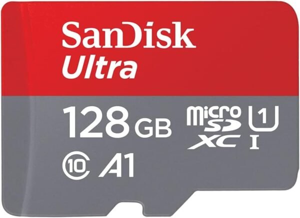 SanDisk Ultra microSDXC 128 GB — pamäťová karta UHS-I A1 s adaptérom SD
