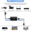 Kirolle prevodník SCART na HDMI s výstupom 720p a 1080p vrátane káblov