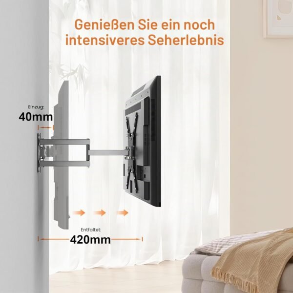 04-98.jpg Grifema GB1004 nástenný držiak TV 26 až 55 palcov výsuvný do 30 kg