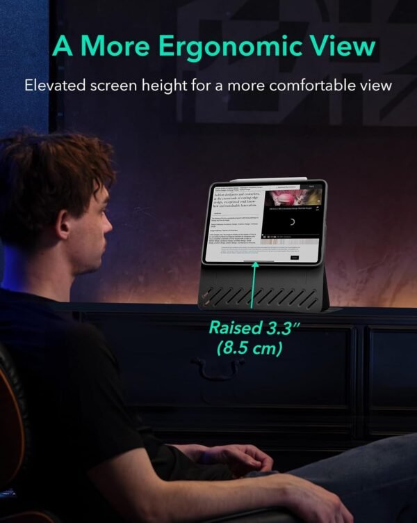 ESR Shift Series — puzdro na iPad Pro 11 palcov s magnetickým stojanom čierne