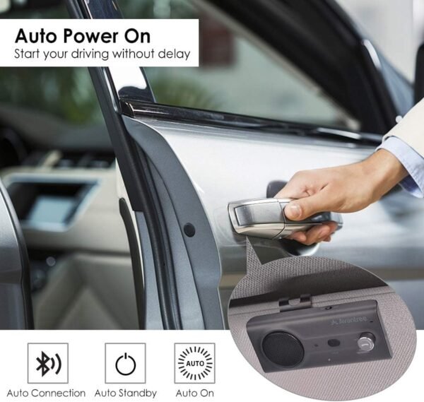 05-40.jpg Avantree CK11 — Bluetooth handsfree do auta s klipom na slnečnú clonu
