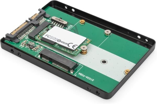 05-85.jpg Digitus DA-71118 — adaptér SSD M.2 SATA a mSATA do 2,5-palcového rámu SATA III