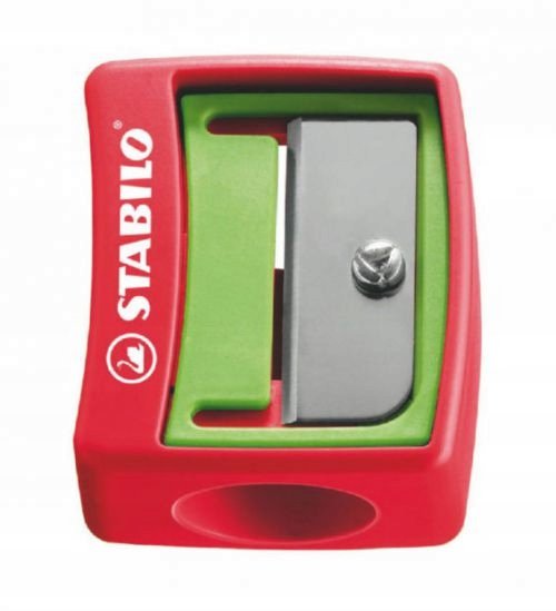 STABILO woody 3 in 1 — sada 10 hrubých pasteliek so strúhadlom