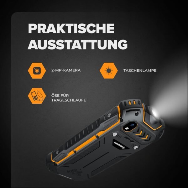 05-91.jpg Hammer Boost 2 LTE — odolný tlačidlový telefón IP68 s batériou 3500 mAh