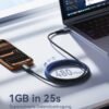 INIU — sada troch nabíjacích káblov USB-A na USB-C s opletom 0,5 m a 2 m