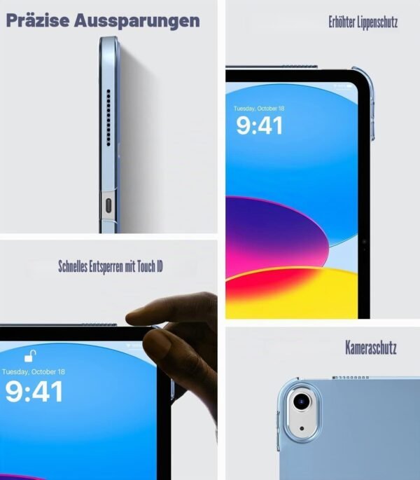TiMOVO — puzdro na iPad 11 palcov a iPad 10. generácie s automatickým uspaním