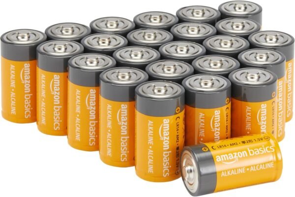 Amazon Basics — alkalické batérie typu C veľkosti LR14 balenie po 8 kusov