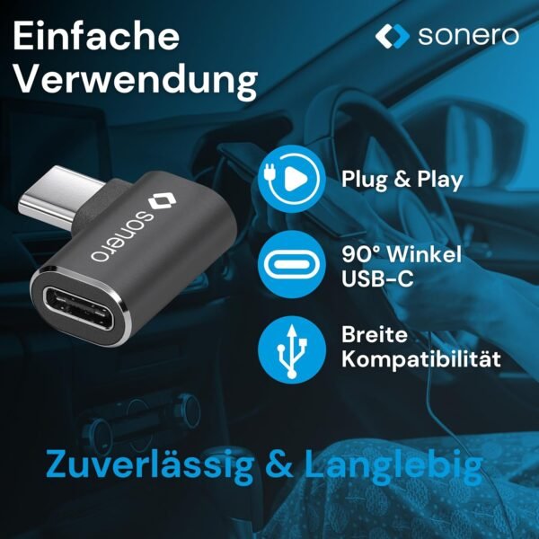 07-13.jpg Sonero — USB-C adaptér so zalomením 90° 40 Gbps 240 W a 8K 60 Hz čierny