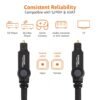 AmazonBasics HL-003143 audio kábel 3 m TOSLINK Čierny