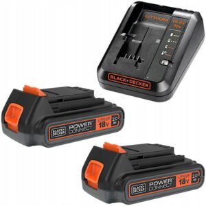 0973f2d3454ba528a3a6f5d8fabd.jpg BLACK DECKER Nabíjačka 14.4V 18V + 2x batéria 2.0Ah