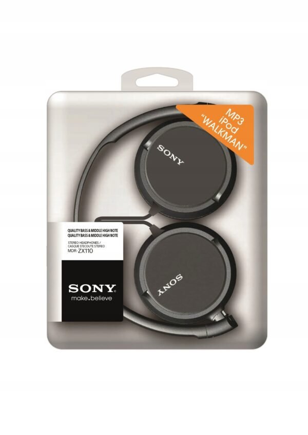 Slúchadlá na uši SONY MDRZX110B Čierne