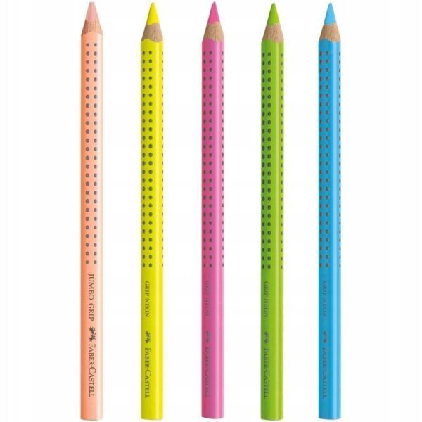 Farbičky Faber-Castell Jumbo Neon 5 ks