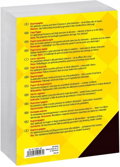 12792fab4b399b347762cbada9ee.jpg Kancelársky papier Idena formát A5 80g 500 listov