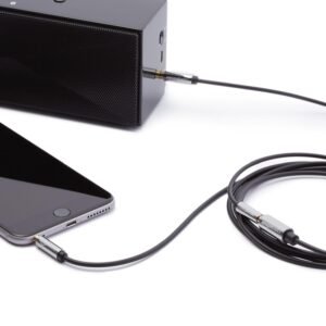 AmazonBasics AZ35MF02 audio kábel 3,6 m 3,5 mm Čierny, Strieborný