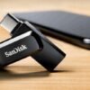 20a5e2fd4b2495ae01618eb4b76d.jpg USB kľúč SanDisk Ultra Dual Drive Go 64 GB USB 3.2, USB-C 3.2 čierny