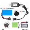 USB kábel RC Aliwisdom so zástrčkou SM-4P pre LiPo 2S 7,4 V batériu