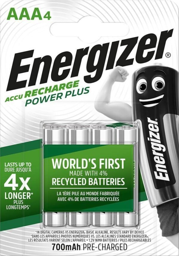 29f376074de9af84cbdfe0baf3c5.jpg Nabíjateľná batéria Energizer 700 mAh AAA NiMH 4 ks