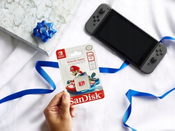 2a0266674ad69845efb407753edf.jpg Pamäťová karta SanDisk Nintendo microSDXC 256 GB 100 / 90 MB/s V30 U3