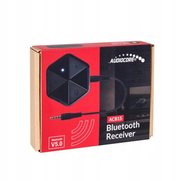 Bluetooth adaptér Audiocore AC815 prijímač s klipom