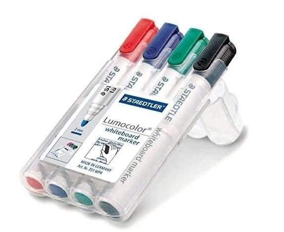 Popisovač na bielo tabuľu, viacfarebný Staedtler, 4 ks