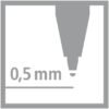 31bByx7XNWL._AC_.jpg STABILO – Ergonomické guľôčkové pero pre pravákov – EASYoriginal Pastel v trblietavom odtieni fialovo-modrej (zmazateľné) – vrátane náplne
