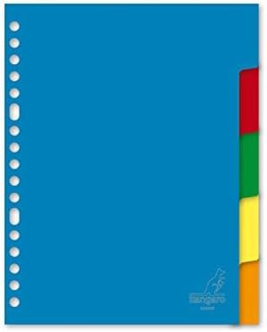 Kangaro Zoznam A5, prázdny, PP, 120 mikrónov, 17. ročník, 5-dielny triedený blok, 21,5 × 18 × 0,3