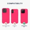 Kwmobile obal na Apple iPhone 16 Pro, ružový