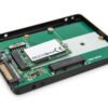 Adaptér pre pevný disk SATA M.2 alebo mSATA Digitus DA-71118