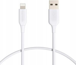 357ac56e4e6787fe0e84cbc71675.jpg Kábel AMAZON BASICS USB - Apple 30-pin 1 m biely