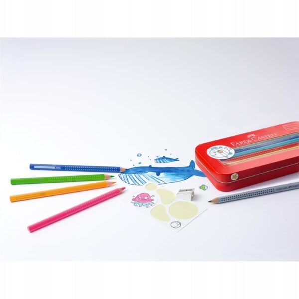 Farbičky Faber-Castell Jumbo Neon 5 ks