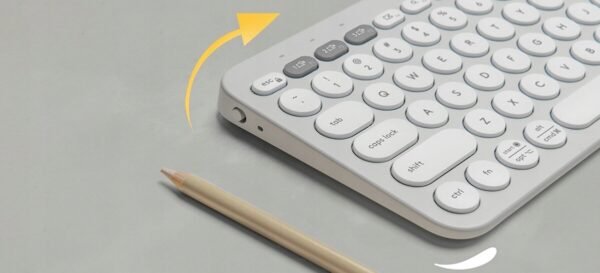 3859a6634c48a1d9b8c0fc247bf7.jpg Klávesnica Logitech Pebble Keys 2 K380s Bluetooth multi-device biela tónovaná