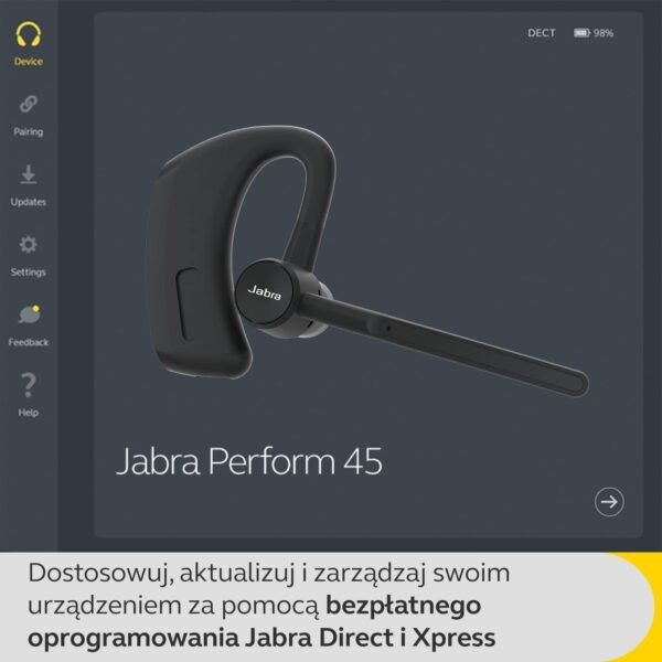 Bezdrôtová Bluetooth 5.1 náhlavná súprava Jabra Perform 45