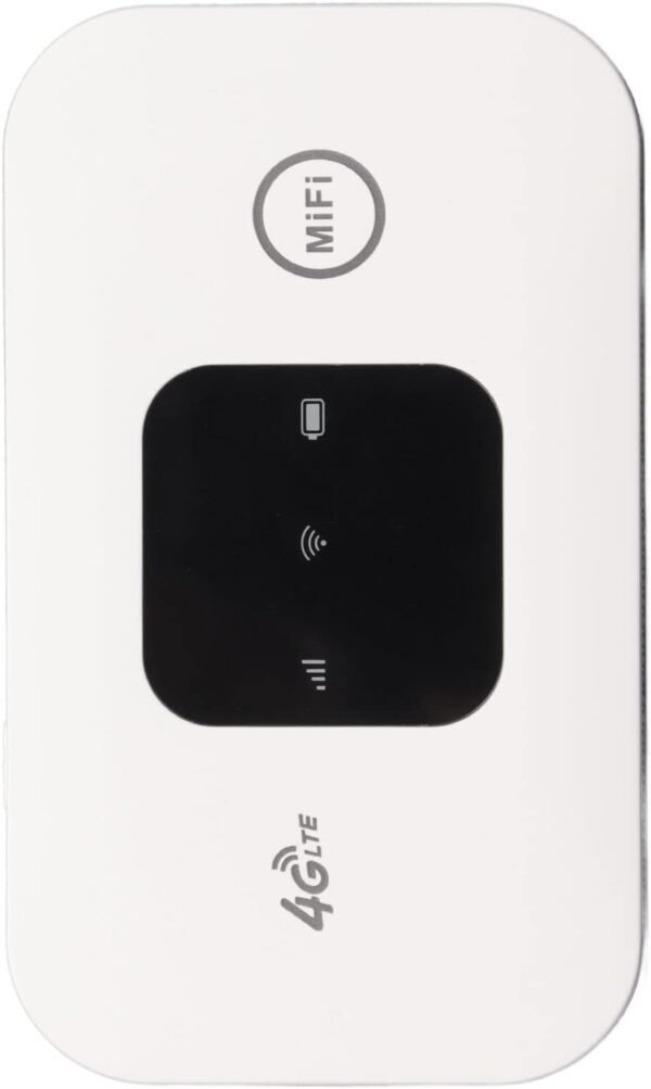 Prenosný 4G WiFi router, bezdrôtový router pre SIM karty, internetový hotspot, mobilný WiFi hotspot, pripojenie až 10 zariadení, batéria 2100 mAh, na cestovanie, do domácej kancelárie, vonku