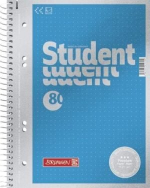 5 ks špeciálnej edície Brunnen Collegeblock DOT•TORE s bodkovaným povrchom, formát A5, 80 listov, 90 g/m²